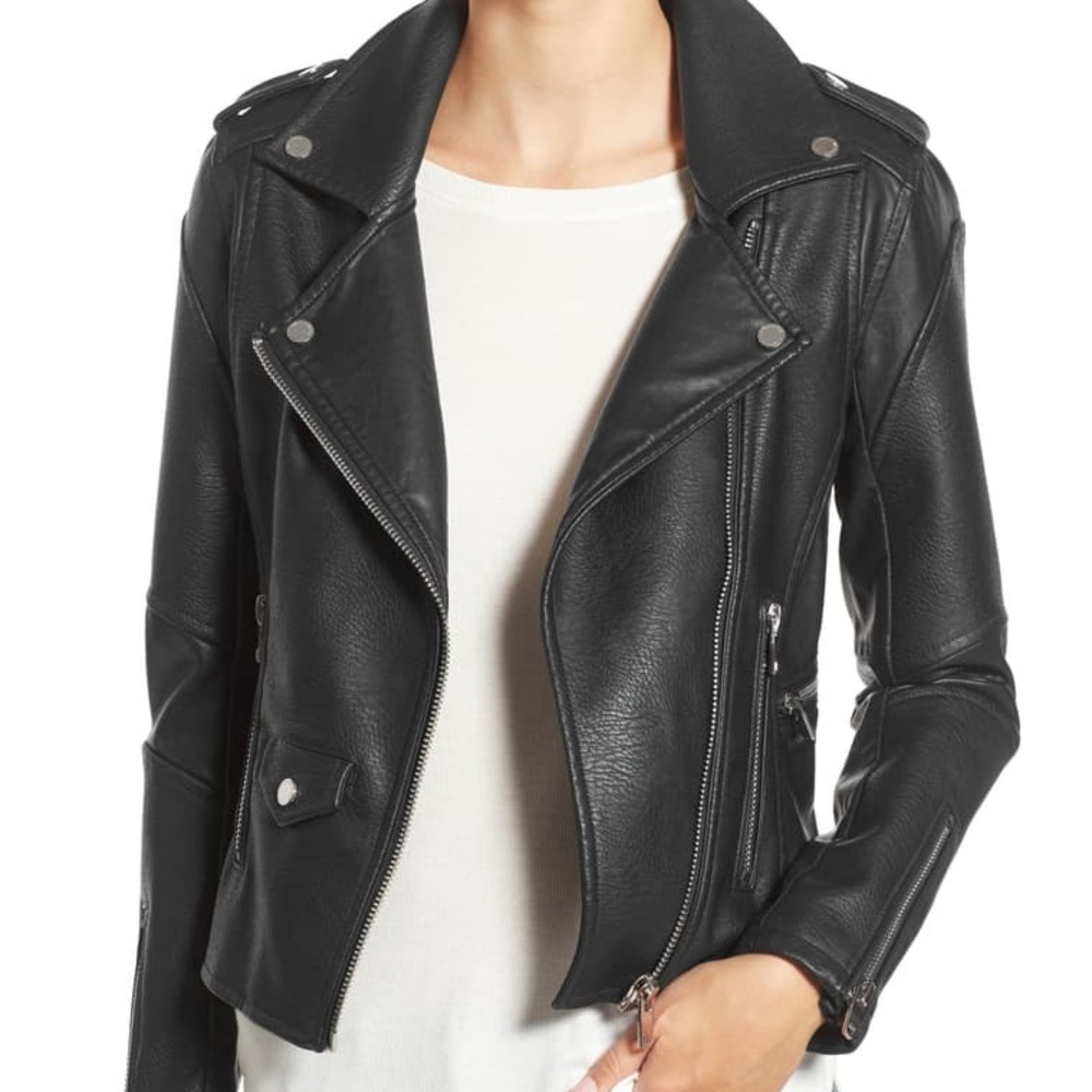 Blank NYC Easy Rider Faux Leather Moto Jacket